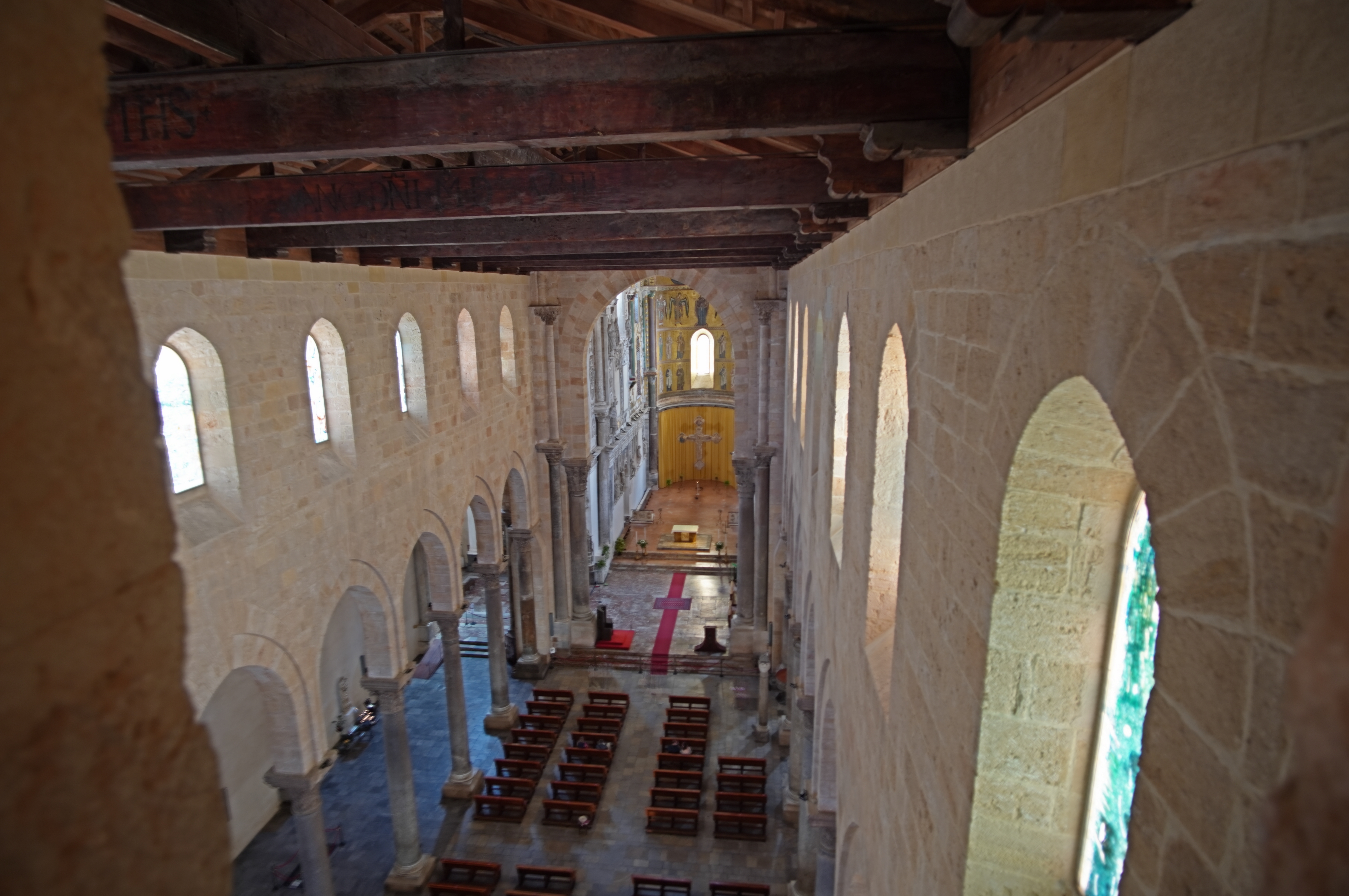Catedral de Cefalù - Techo nave central