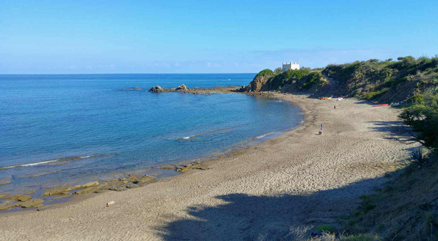 Playa de Settefrati - Vista tramo levante playa Settefrati