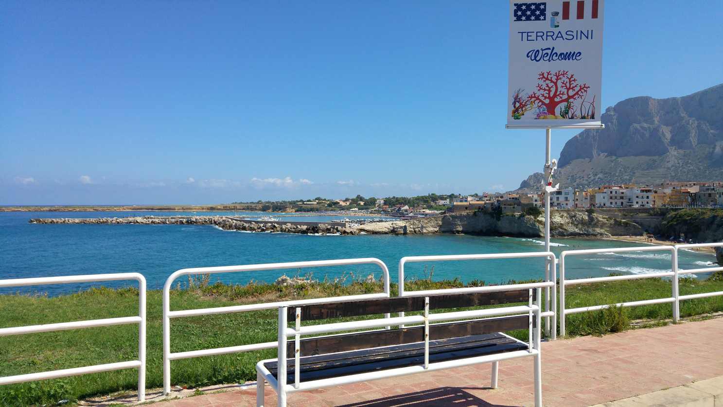 vistas del paseo-mirador de Terrasini