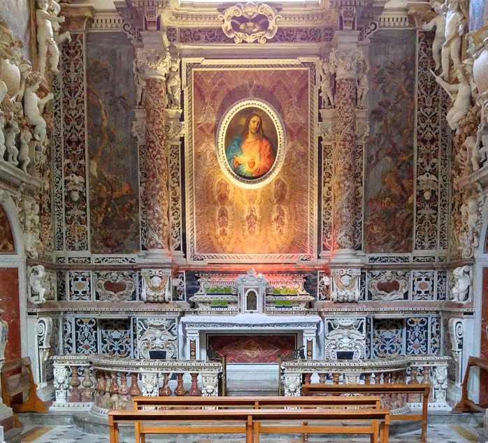 Iglesia de Casa Professa - Capilla del Sagrado Corazón