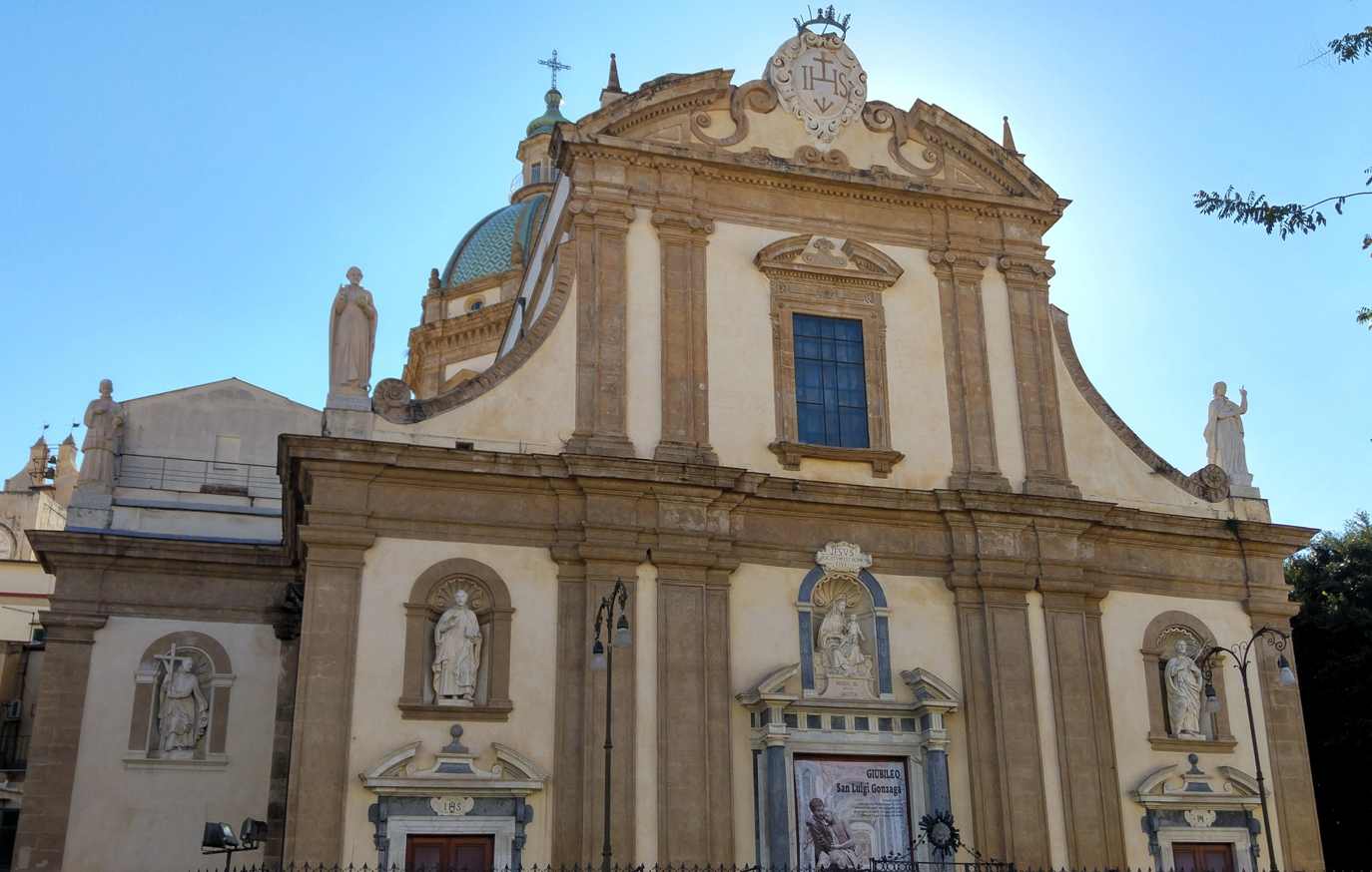 Iglesia de Casa Professa - detalle de la fachada