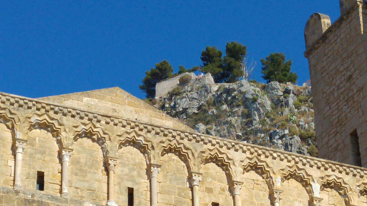 decoraciones exteriores de la Catedral de Cefalù