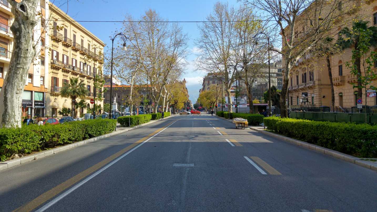 Visitar Palermo durante escala crucero - Viale della Libertà