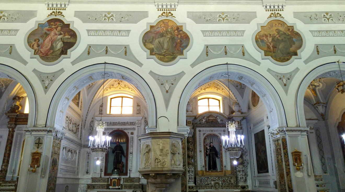 La Gancia - frescos nave