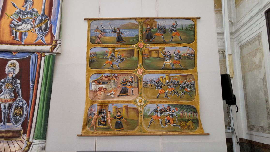 Museo de las Marionetas - cartel publicitario Opera dei Pupi
