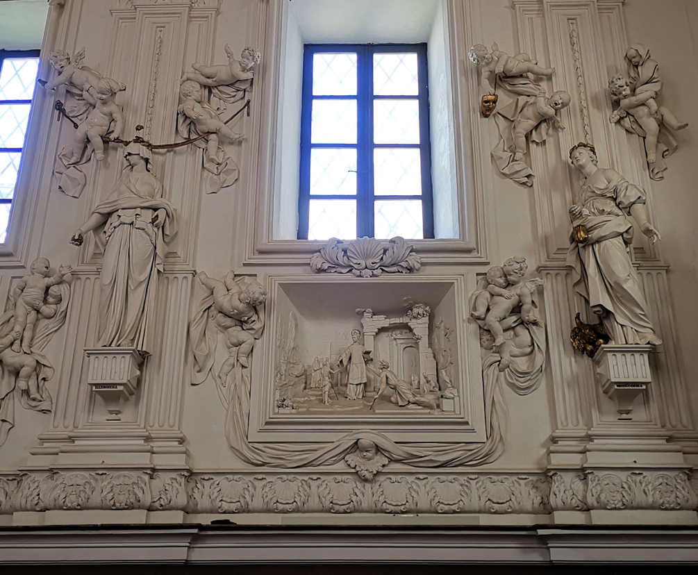 Oratorio de San Lorenzo - San Lorenzo entrega sus posesiones a los pobres