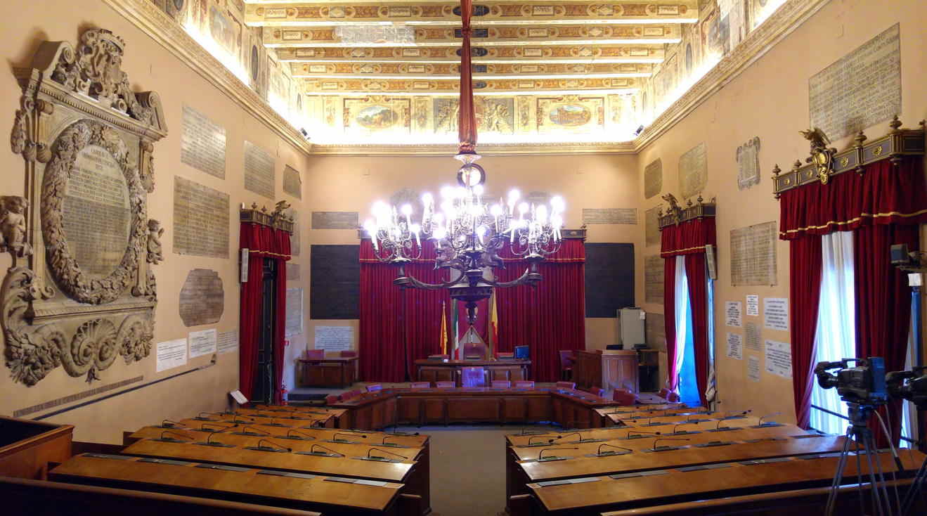 Palazzo delle Aquile - Sala delle Lapidi