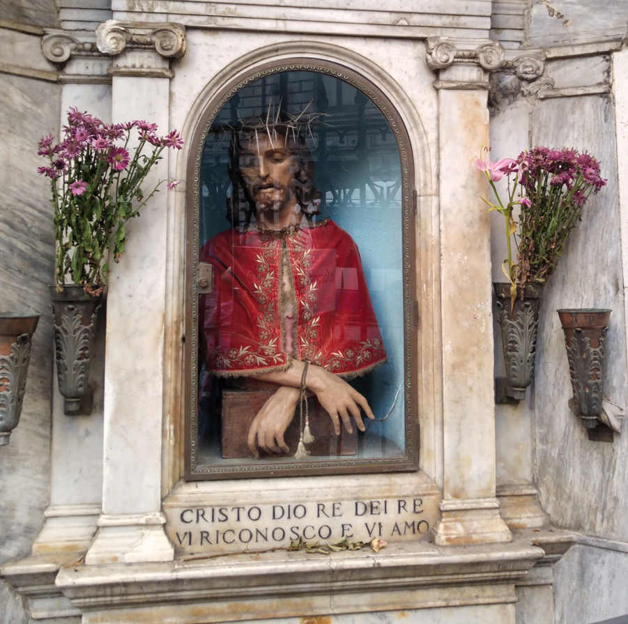 Iglesia de San Antonio Abate - el simulacro del Ecce Homo