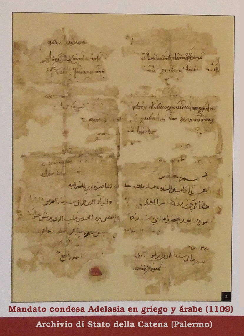 Archivio della Catena - Mandato condesa Adelasia