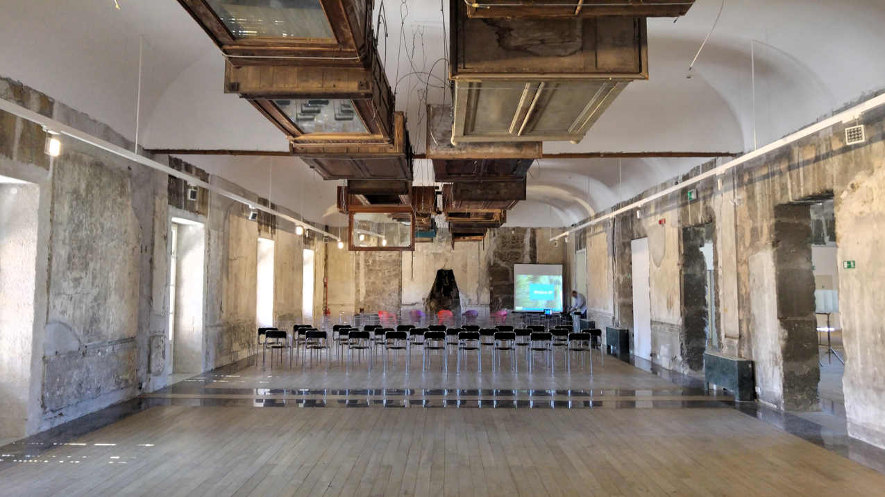 Palazzo Riso - salón principal segunda planta