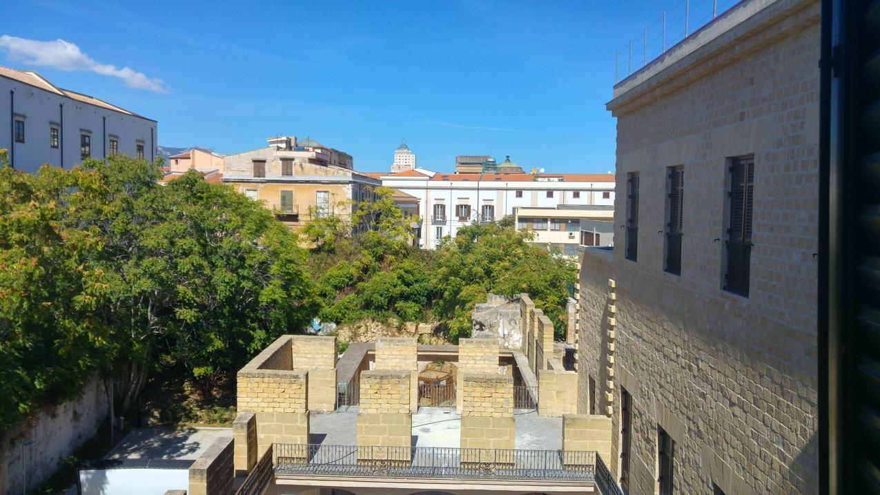 Palazzo Riso - vista ventana segunda planta