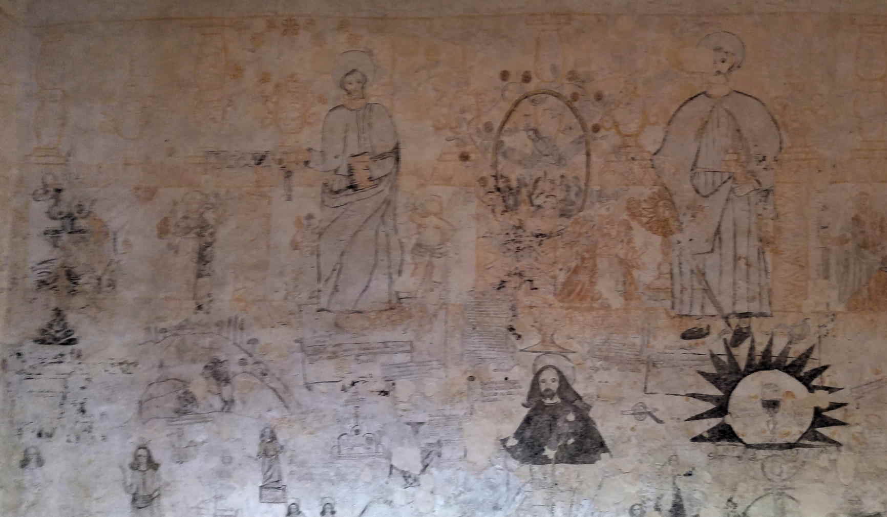 Museo de la Inquisición - grafitos primera planta