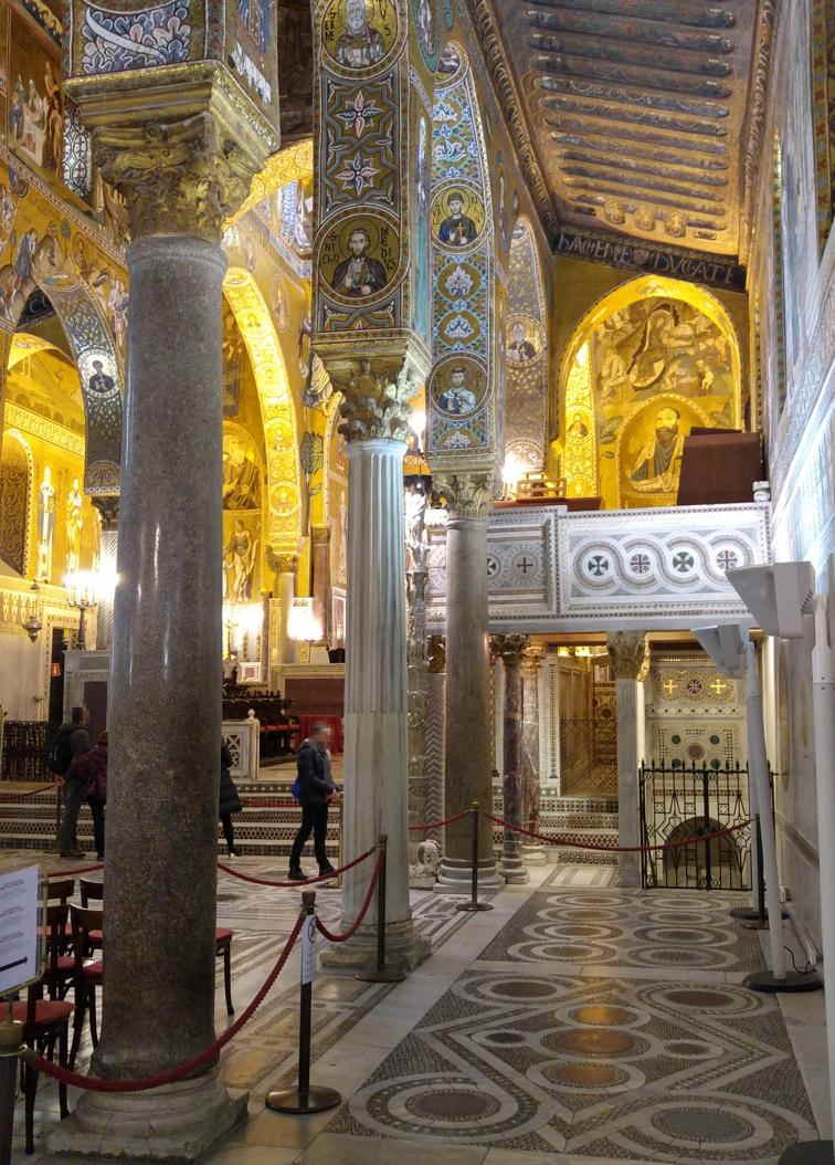 Palacio de los Normandos - Nave sur Cappella Palatina