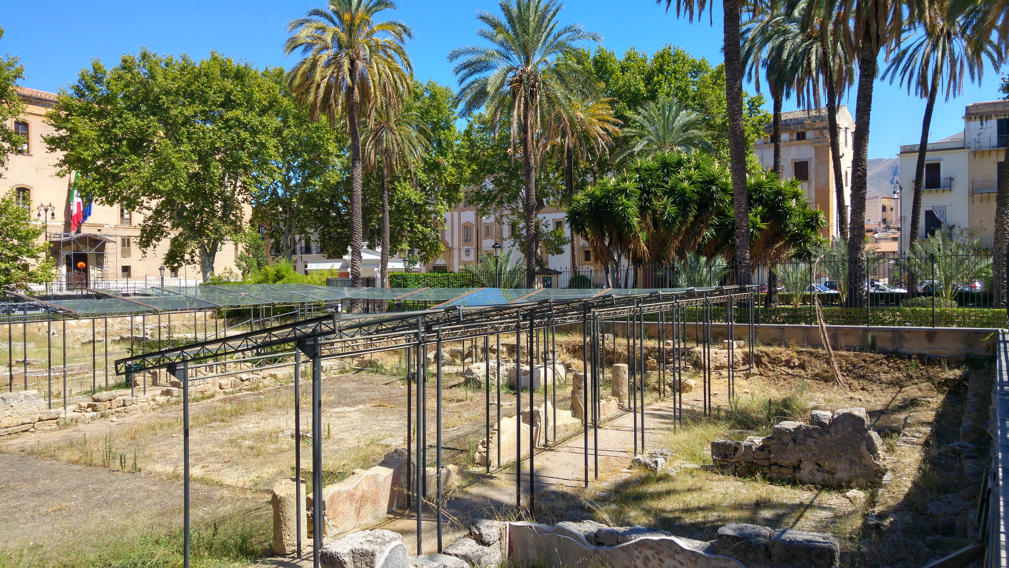 Villa Bonanno - peristilo sur Edificio B