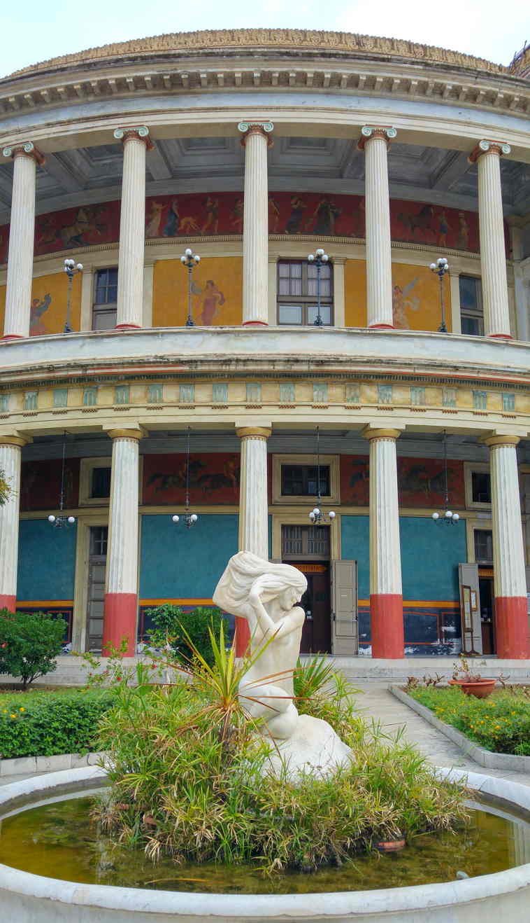 Teatro Politeama - Pórticos fachada