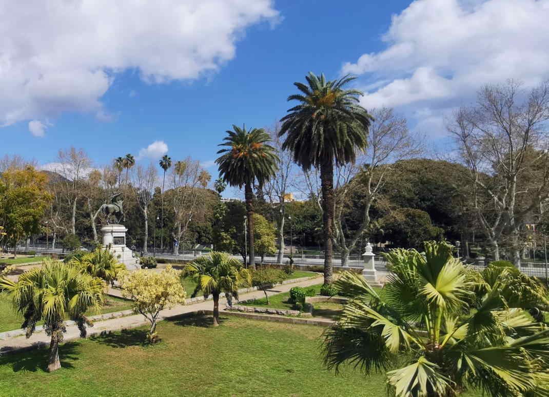 Viale della Libertà - Villa Falcone e Morvillo (ex Villa Garibaldi)
