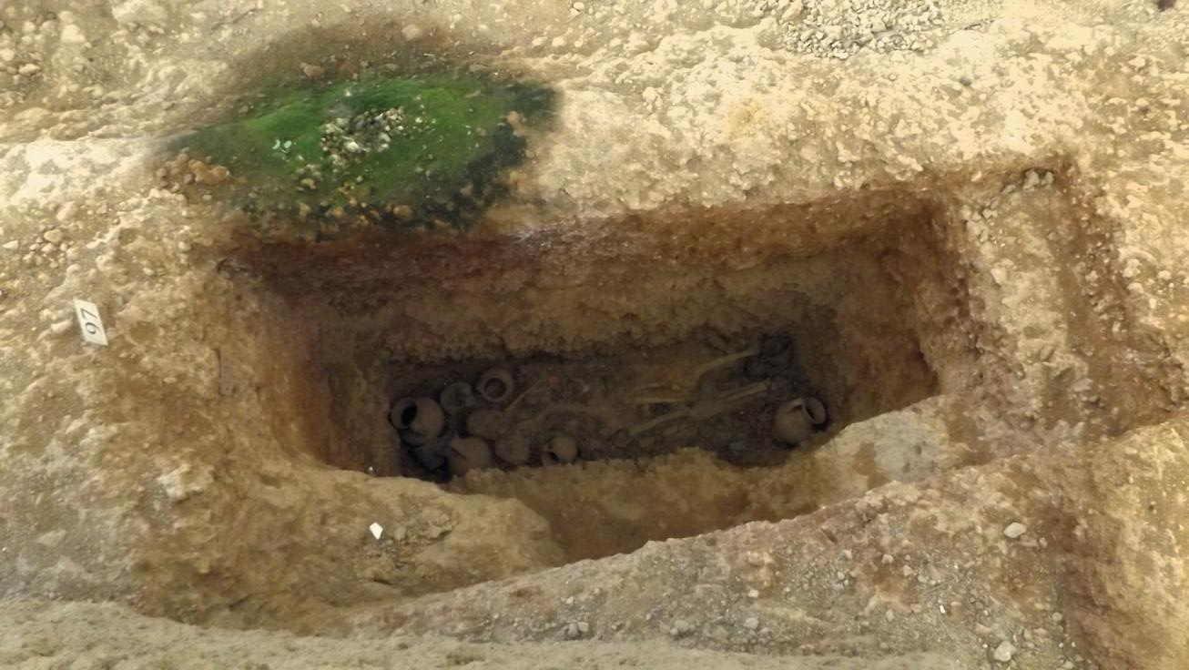 Necrópolis fenicio-púnica de Palermo - Entierro con cremación
