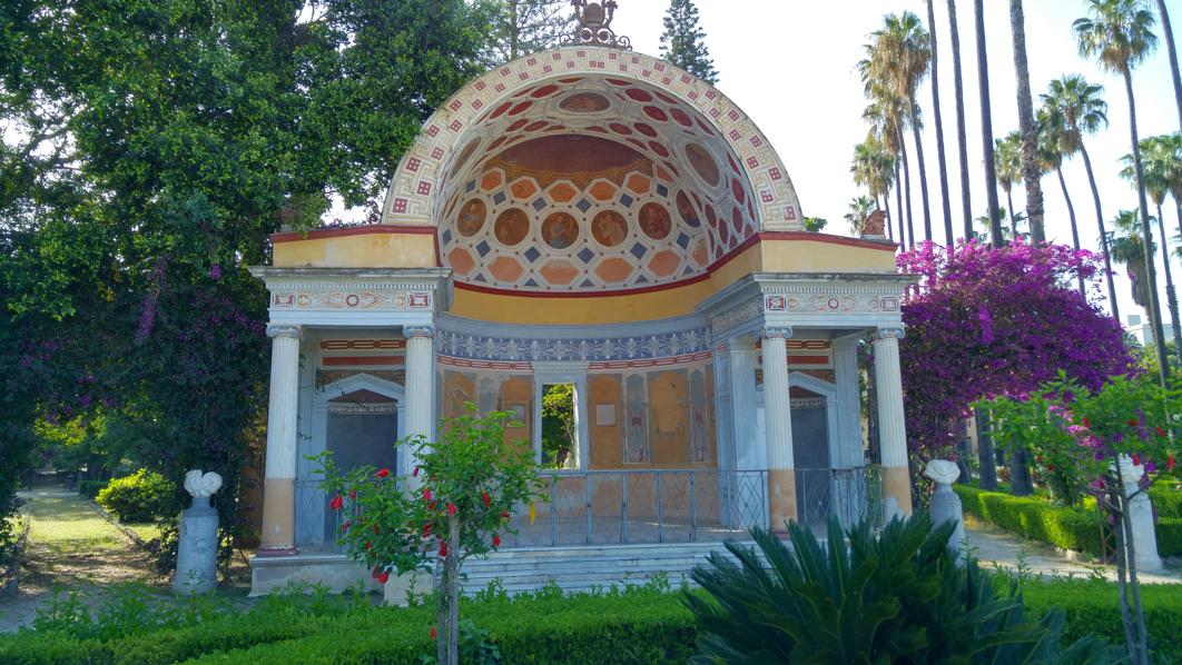 Exedra en estilo Pompeyano en la Villa Giulia